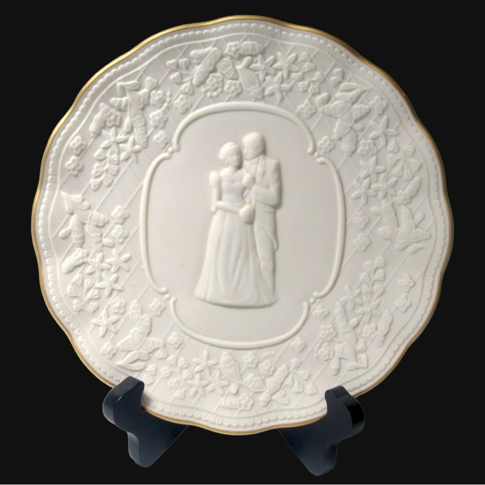 Vintage Lenox the Promises Bridal Plate Made in USA